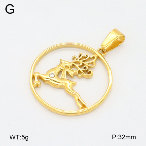 2P4001400baka-478  Stainless Steel Pendant