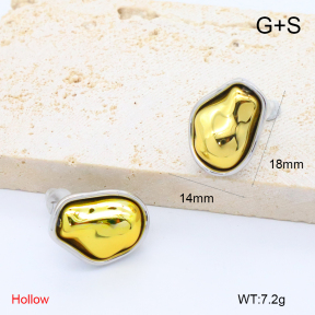 GEE002731bhva-066  316 Pin 18K PVD,Handmade Polished  Stainless Steel Earrings  BC24110298E-G