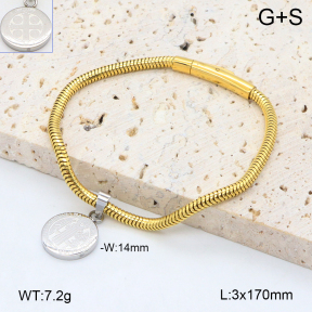 2B2004808bhia-721  Stainless Steel Bracelet