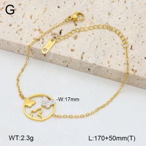 2B4005346bbml-656  Stainless Steel Bracelet