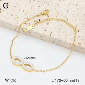 2B4005379bbml-656  Stainless Steel Bracelet