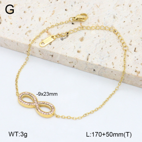 2B4005382bbml-656  Stainless Steel Bracelet