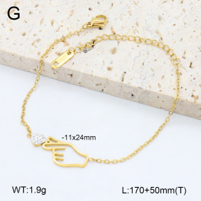 2B4005421bbml-656  Stainless Steel Bracelet