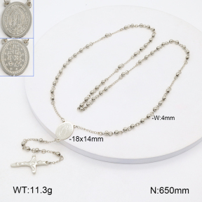 2N2007229bbov-452  Stainless Steel Necklace