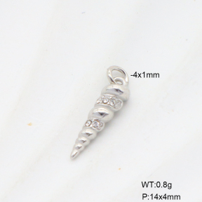 6P4000529ablb-G034  Czech Stones,Handmade Polished  Stainless Steel Pendant