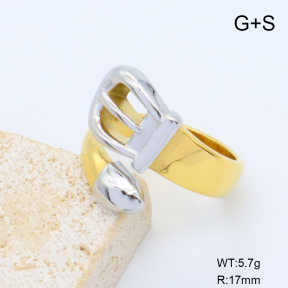 GER001482vhha-066  18K PVD,Handmade Polished  Stainless Steel Ring  BC25040100R-PS