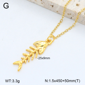 2N2007338bbov-769  Stainless Steel Necklace