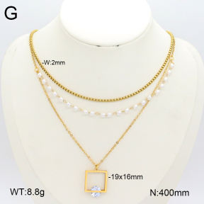 2N3002957bhbo-704  Stainless Steel Necklace