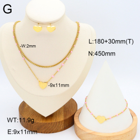 2S0012356bhbl-704  Stainless Steel Set