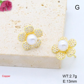 F6E405761ablb-L017  Fashion Copper Earrings