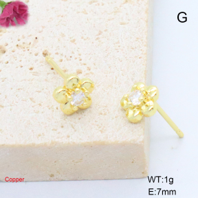 F6E405762baka-L017  Fashion Copper Earrings