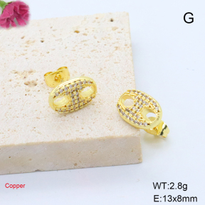 F6E405763baka-L017  Fashion Copper Earrings