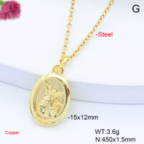 F6N201051aahl-L017  Fashion Copper Necklace