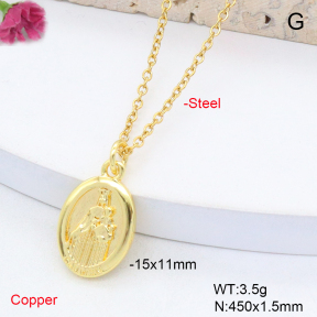 F6N201055aahl-L017  Fashion Copper Necklace