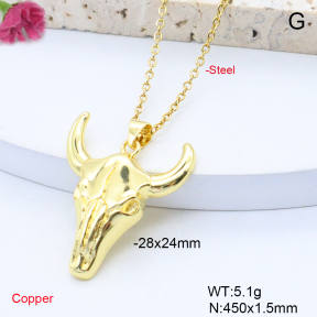 F6N201076vaia-L017  Fashion Copper Necklace