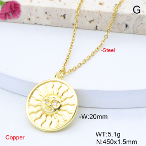 F6N201077avja-L017  Fashion Copper Necklace