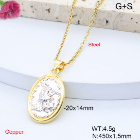 F6N201081avja-L017  Fashion Copper Necklace