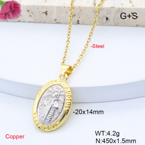 F6N201082avja-L017  Fashion Copper Necklace