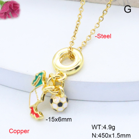 F6N301741baka-L017  Fashion Copper Necklace