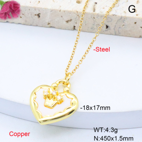 F6N301743avja-L017  Fashion Copper Necklace