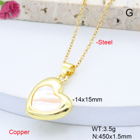 F6N301744avja-L017  Fashion Copper Necklace