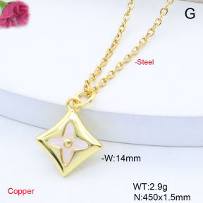 F6N301755avja-L017  Fashion Copper Necklace