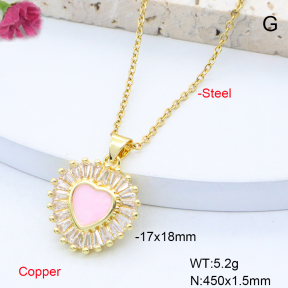 F6N419020baka-L017  Fashion Copper Necklace