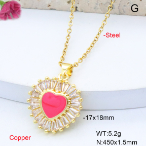 F6N419023baka-L017  Fashion Copper Necklace