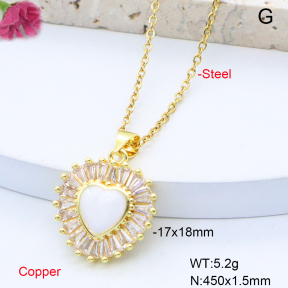 F6N419024baka-L017  Fashion Copper Necklace