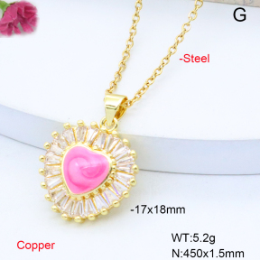 F6N419025baka-L017  Fashion Copper Necklace