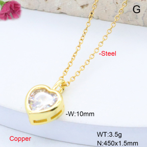 F6N419028vaia-L017  Fashion Copper Necklace