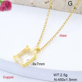 F6N419029vaia-L017  Fashion Copper Necklace