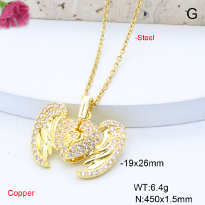 F6N419030baka-L017  Fashion Copper Necklace
