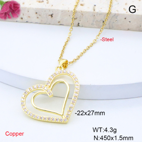 F6N419033baka-L017  Fashion Copper Necklace