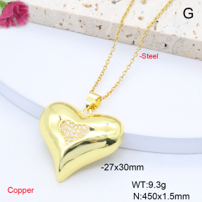 F6N419034ablb-L017  Fashion Copper Necklace