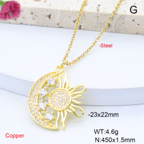 F6N419036avja-L017  Fashion Copper Necklace