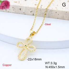 F6N419039avja-L017  Fashion Copper Necklace