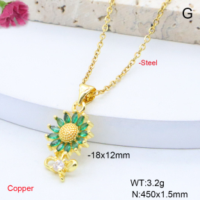 F6N419041avja-L017  Fashion Copper Necklace