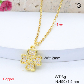 F6N419042avja-L017  Fashion Copper Necklace