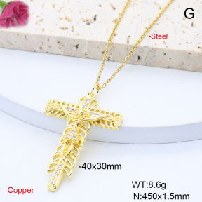 F6N419044baka-L017  Fashion Copper Necklace