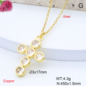 F6N419045avja-L017  Fashion Copper Necklace