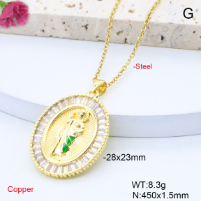 F6N419047vbnb-L017  Fashion Copper Necklace