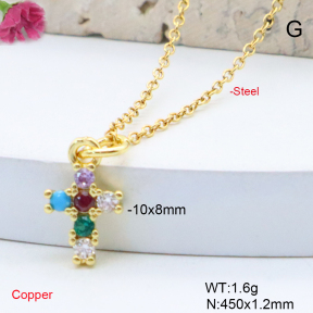 F6N419051vaia-L017  Fashion Copper Necklace