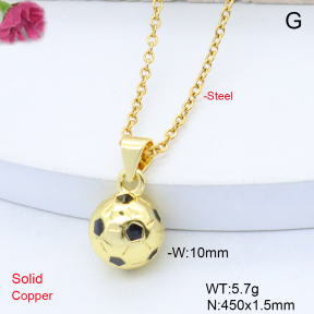 F6N419057aajl-L017  Fashion Copper Necklace