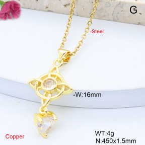 F6N419063avja-L017  Fashion Copper Necklace