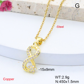 F6N419064avja-L017  Fashion Copper Necklace