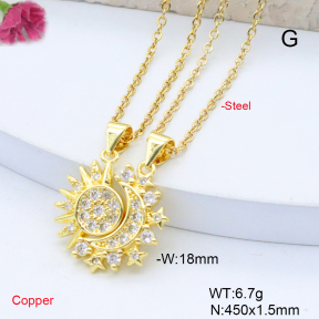 F6N419066aakl-L017  Fashion Copper Necklace
