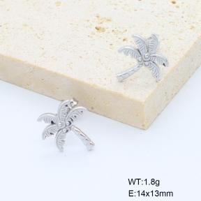 6E2007399bbnm-766  316 Pin,Handmade Polished  Stainless Steel Earrings