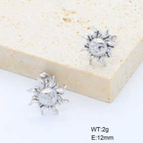 6E2007401bbov-766  316 Pin,Handmade Polished  Stainless Steel Earrings