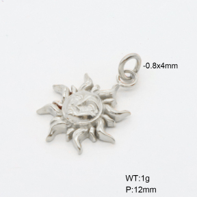 6P2001865aajo-766  Handmade Polished  Stainless Steel Pendant